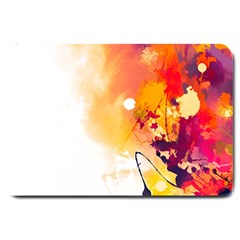 Autumn Paint Large Doormat  by goljakoff