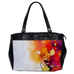 Autumn Paint Oversize Office Handbag by goljakoff