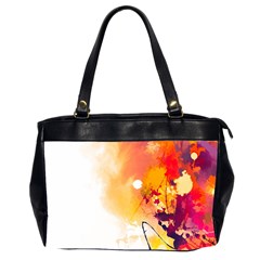 Autumn Paint Oversize Office Handbag (2 Sides) by goljakoff