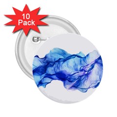 Blue Smoke 2 25  Buttons (10 Pack) 