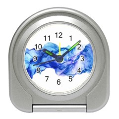 Blue Smoke Travel Alarm Clock by goljakoff