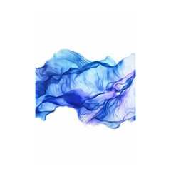 Blue Smoke Shower Curtain 48  X 72  (small)  by goljakoff