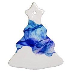 Blue Smoke Ornament (christmas Tree)  by goljakoff