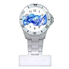 Blue Smoke Plastic Nurses Watch by goljakoff