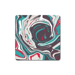 Vector Vivid Marble Pattern 1 Square Magnet by goljakoff