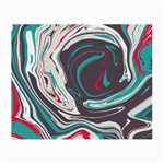 Vector Vivid Marble Pattern 1 Small Glasses Cloth (2 Sides) Front