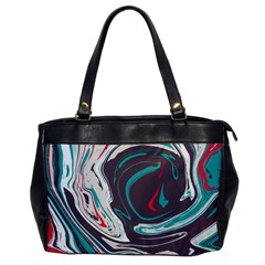 Vector Vivid Marble Pattern 1 Oversize Office Handbag by goljakoff