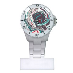 Vector Vivid Marble Pattern 1 Plastic Nurses Watch by goljakoff