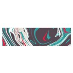 Vector Vivid Marble Pattern 1 Satin Scarf (Oblong) Front