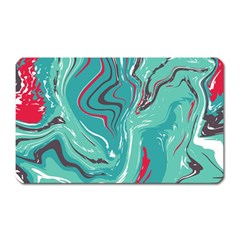 Vector Vivid Marble Pattern 2 Magnet (rectangular) by goljakoff