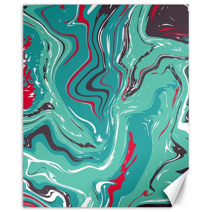 Vector Vivid Marble Pattern 2 Canvas 16  x 20 