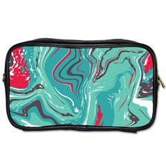 Vector Vivid Marble Pattern 2 Toiletries Bag (two Sides) by goljakoff