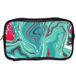 Vector Vivid Marble Pattern 2 Toiletries Bag (Two Sides) Back