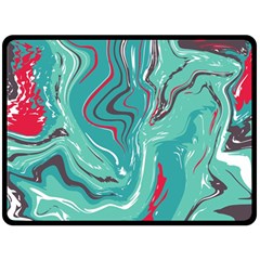 Vector Vivid Marble Pattern 2 Fleece Blanket (large)  by goljakoff