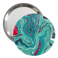 Vector Vivid Marble Pattern 2 3  Handbag Mirrors by goljakoff