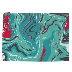 Vector Vivid Marble Pattern 2 Cosmetic Bag (xxl) by goljakoff