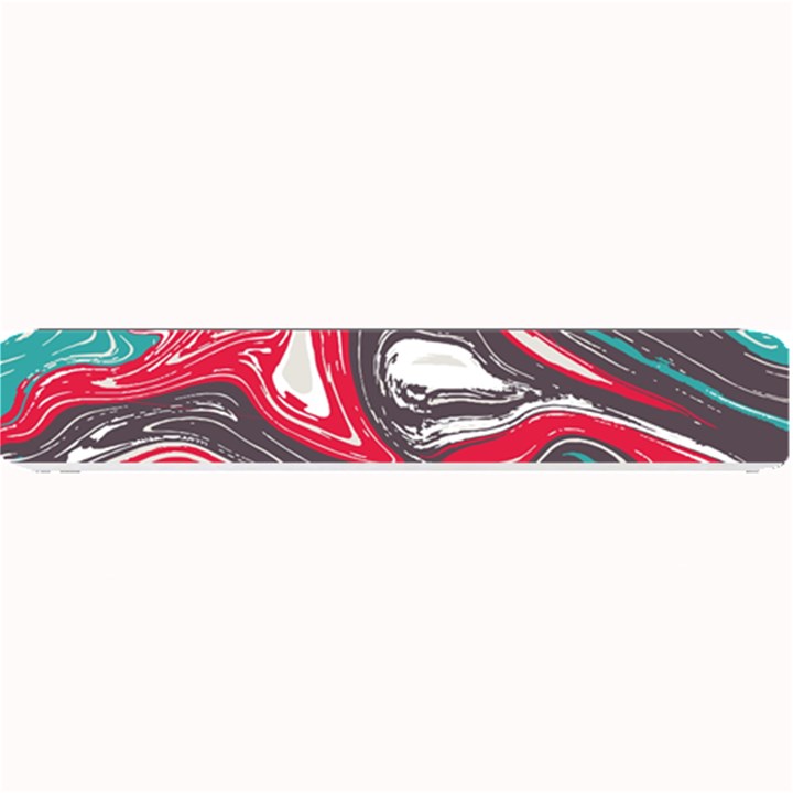 Red Vivid Marble Pattern 3 Small Bar Mats