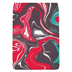 Red Vivid Marble Pattern 3 Removable Flap Cover (s) by goljakoff