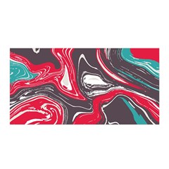 Red Vivid Marble Pattern 3 Satin Wrap by goljakoff