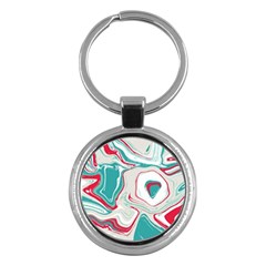 Vector Vivid Marble Pattern 4 Key Chain (round) by goljakoff