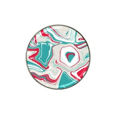 Vector Vivid Marble Pattern 4 Hat Clip Ball Marker (4 Pack) by goljakoff