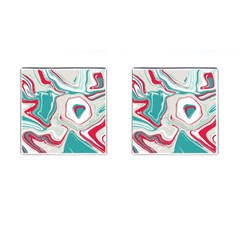 Vector Vivid Marble Pattern 4 Cufflinks (square) by goljakoff