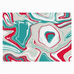 Vector Vivid Marble Pattern 4 Large Glasses Cloth (2 Sides) by goljakoff