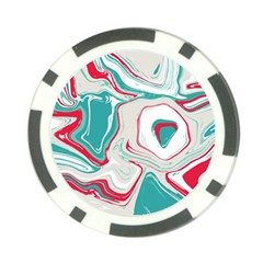 Vector Vivid Marble Pattern 4 Poker Chip Card Guard by goljakoff