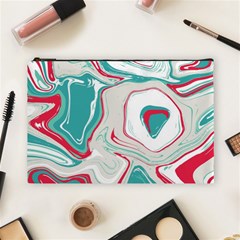 Vector Vivid Marble Pattern 4 Cosmetic Bag (large) by goljakoff