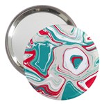 Vector Vivid Marble Pattern 4 3  Handbag Mirrors Front