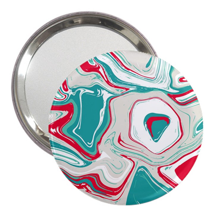 Vector Vivid Marble Pattern 4 3  Handbag Mirrors