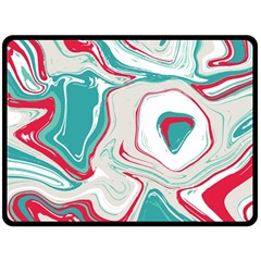 Vector Vivid Marble Pattern 4 Double Sided Fleece Blanket (large)  by goljakoff