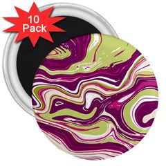 Vector Vivid Marble Pattern 5 3  Magnets (10 Pack)  by goljakoff