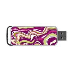 Vector Vivid Marble Pattern 5 Portable Usb Flash (one Side) by goljakoff