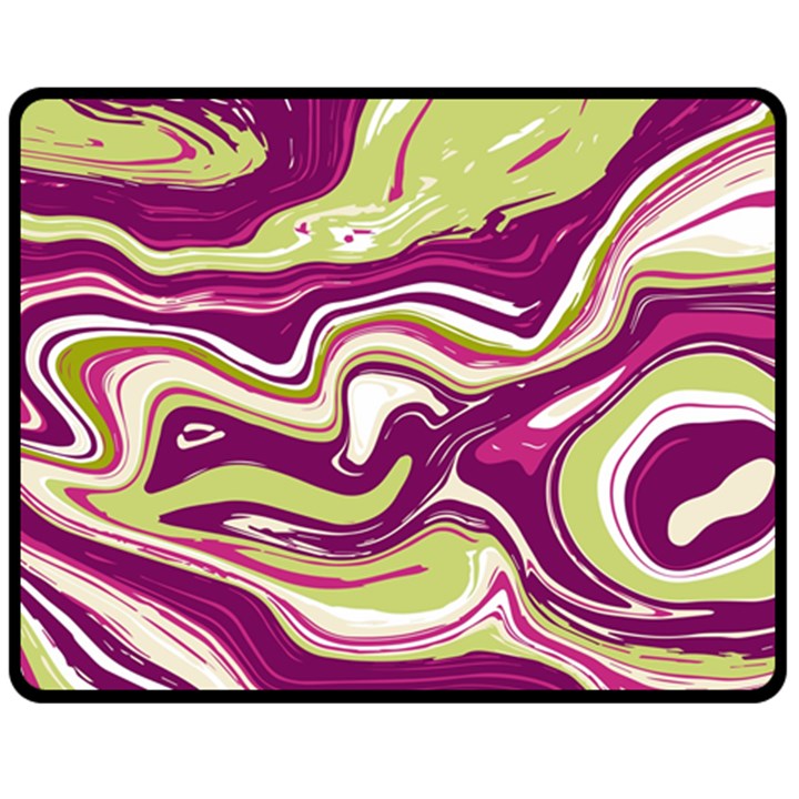 Vector Vivid Marble Pattern 5 Double Sided Fleece Blanket (Medium) 