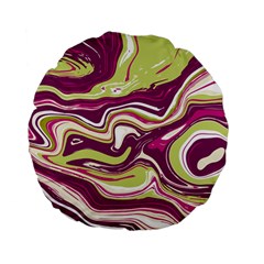 Vector Vivid Marble Pattern 5 Standard 15  Premium Flano Round Cushions by goljakoff