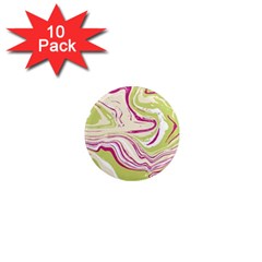 Green Vivid Marble Pattern 6 1  Mini Magnet (10 Pack)  by goljakoff