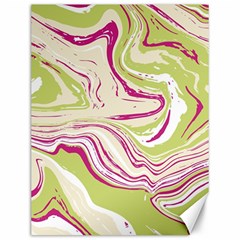 Green Vivid Marble Pattern 6 Canvas 12  X 16  by goljakoff