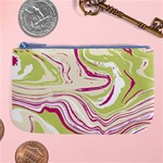 Green Vivid Marble Pattern 6 Large Coin Purse Front