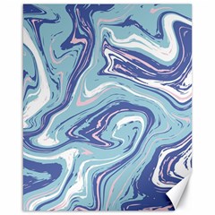 Blue Vivid Marble Pattern 9 Canvas 16  X 20  by goljakoff