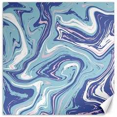 Blue Vivid Marble Pattern 9 Canvas 20  X 20  by goljakoff