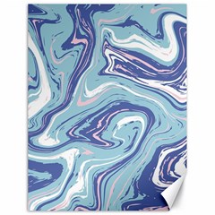 Blue Vivid Marble Pattern 9 Canvas 18  X 24  by goljakoff