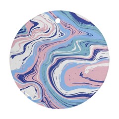 Vector Vivid Marble Pattern 11 Ornament (round) by goljakoff