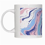 Vector Vivid Marble Pattern 11 White Mugs Left