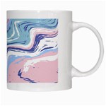 Vector Vivid Marble Pattern 11 White Mugs Right