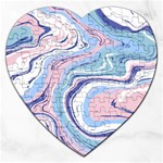 Vector Vivid Marble Pattern 11 Jigsaw Puzzle (Heart) Front