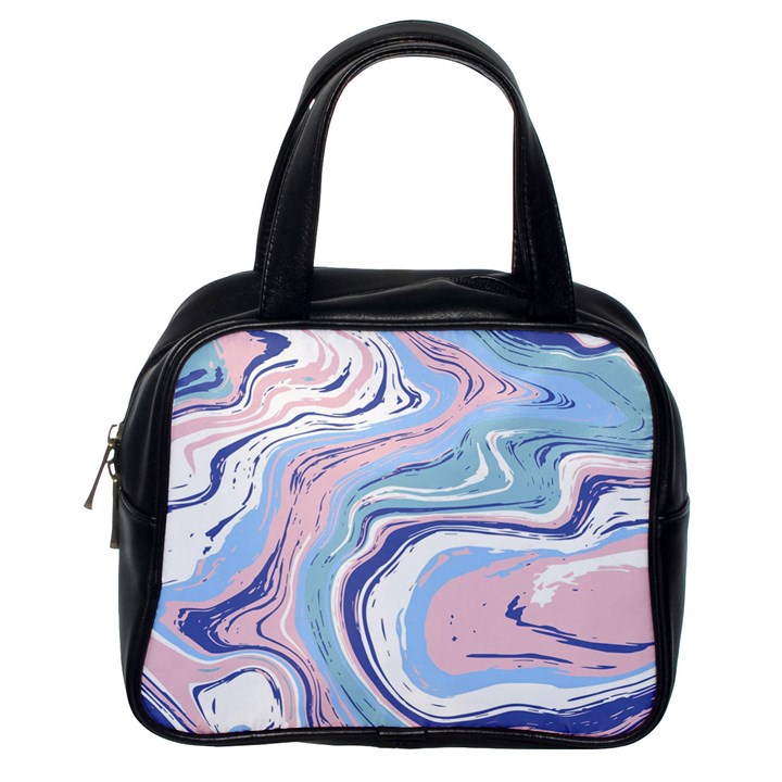 Vector Vivid Marble Pattern 11 Classic Handbag (One Side)