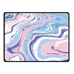 Vector Vivid Marble Pattern 11 Fleece Blanket (small) by goljakoff