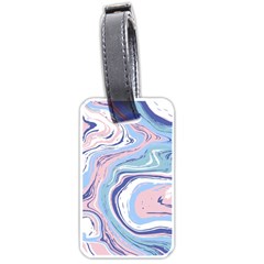 Vector Vivid Marble Pattern 11 Luggage Tag (one Side)