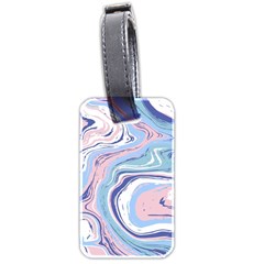 Vector Vivid Marble Pattern 11 Luggage Tag (two Sides) by goljakoff